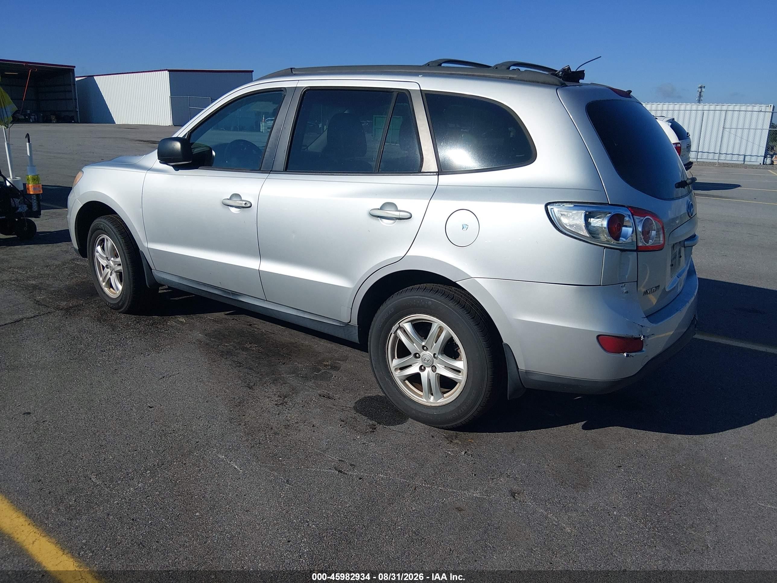 2011 Hyundai Santa Fe Gls Silver vin: 5XYZG3AB4BG035948