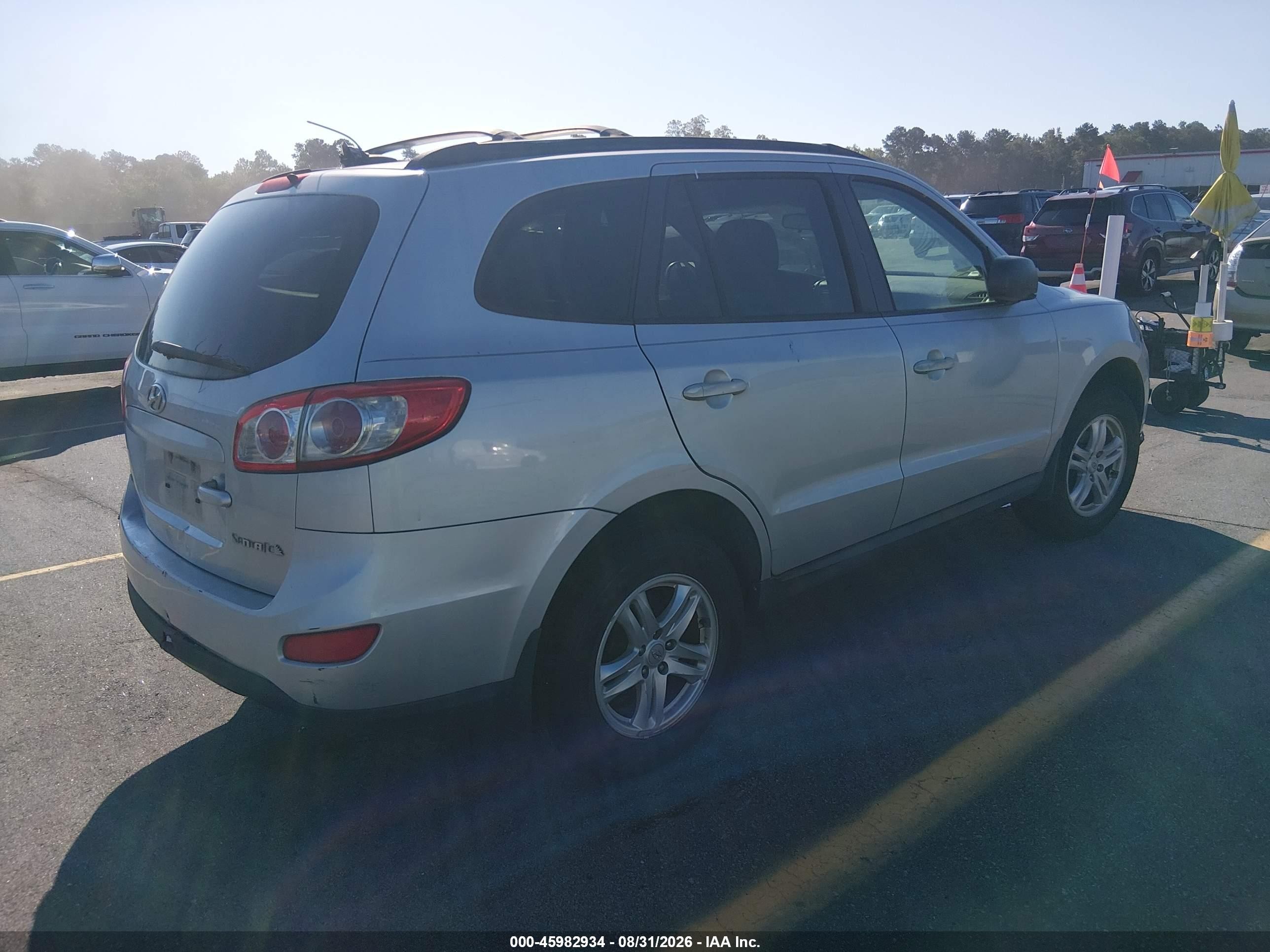 2011 Hyundai Santa Fe Gls Silver vin: 5XYZG3AB4BG035948