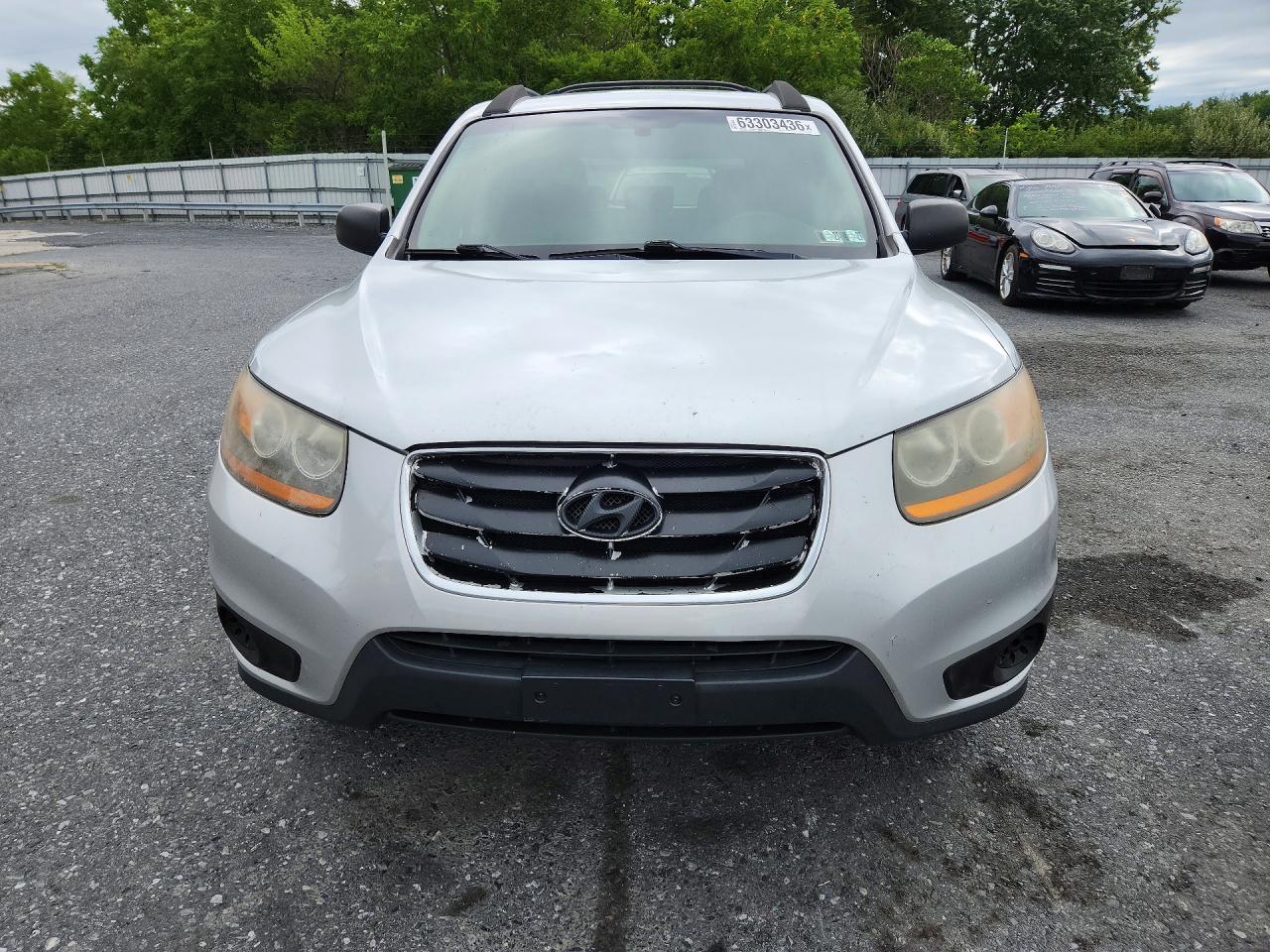 2011 Hyundai Santa Fe Gls Silver vin: 5XYZG3AB4BG037814