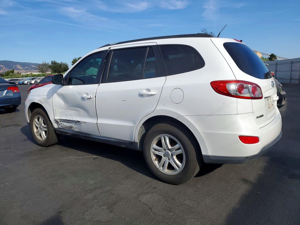 2011 Hyundai Santa Fe Gls White vin: 5XYZG3AB4BG044391