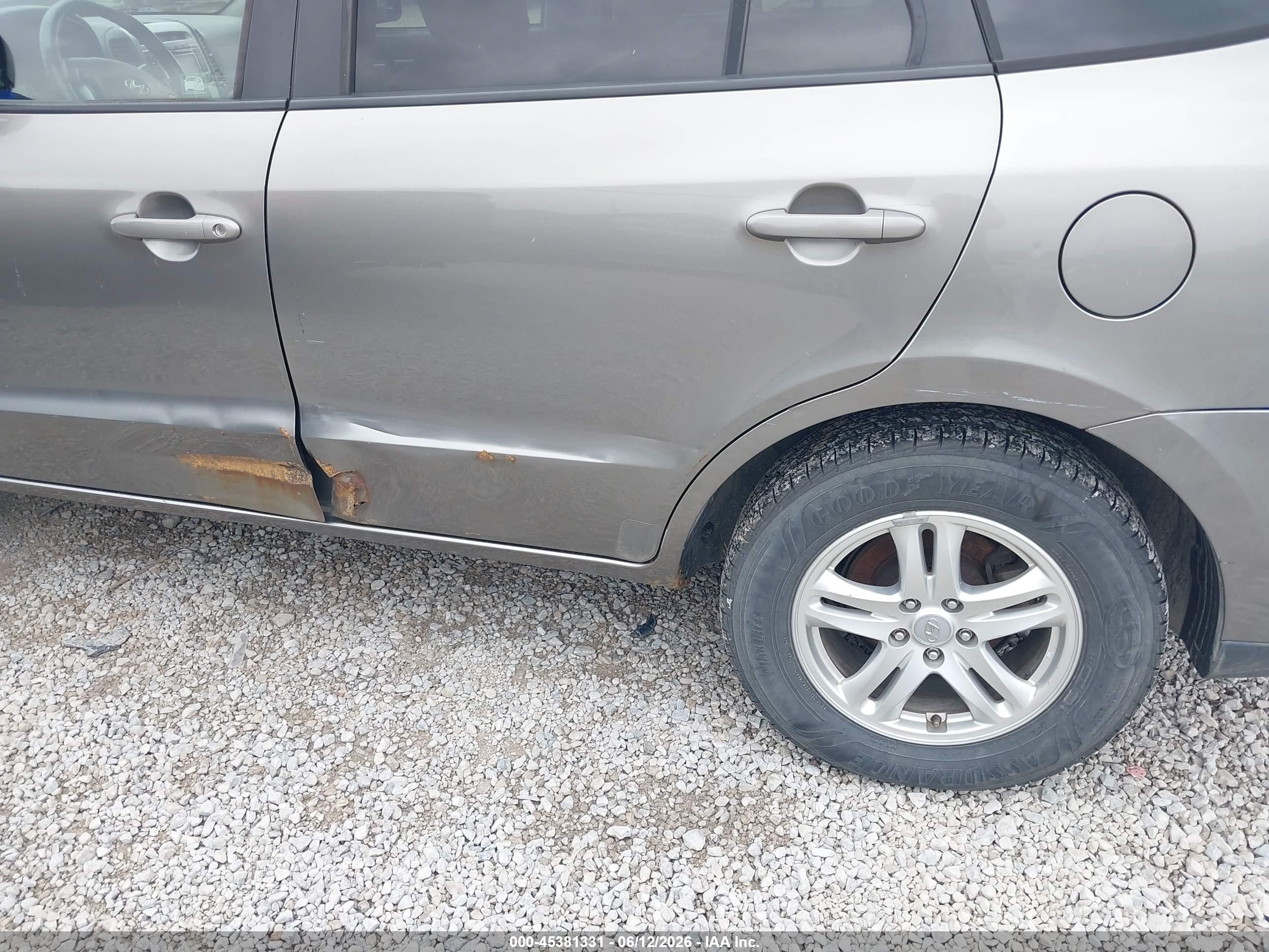 2011 Hyundai Santa Fe Gls Gray vin: 5XYZG3AB4BG058355