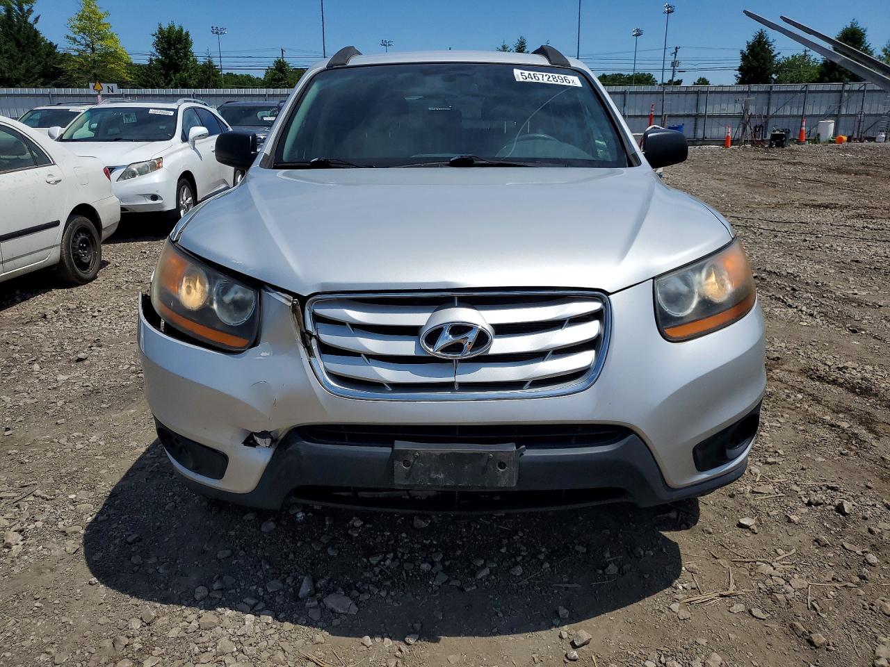 2011 Hyundai Santa Fe Gls Silver vin: 5XYZG3AB4BG076919