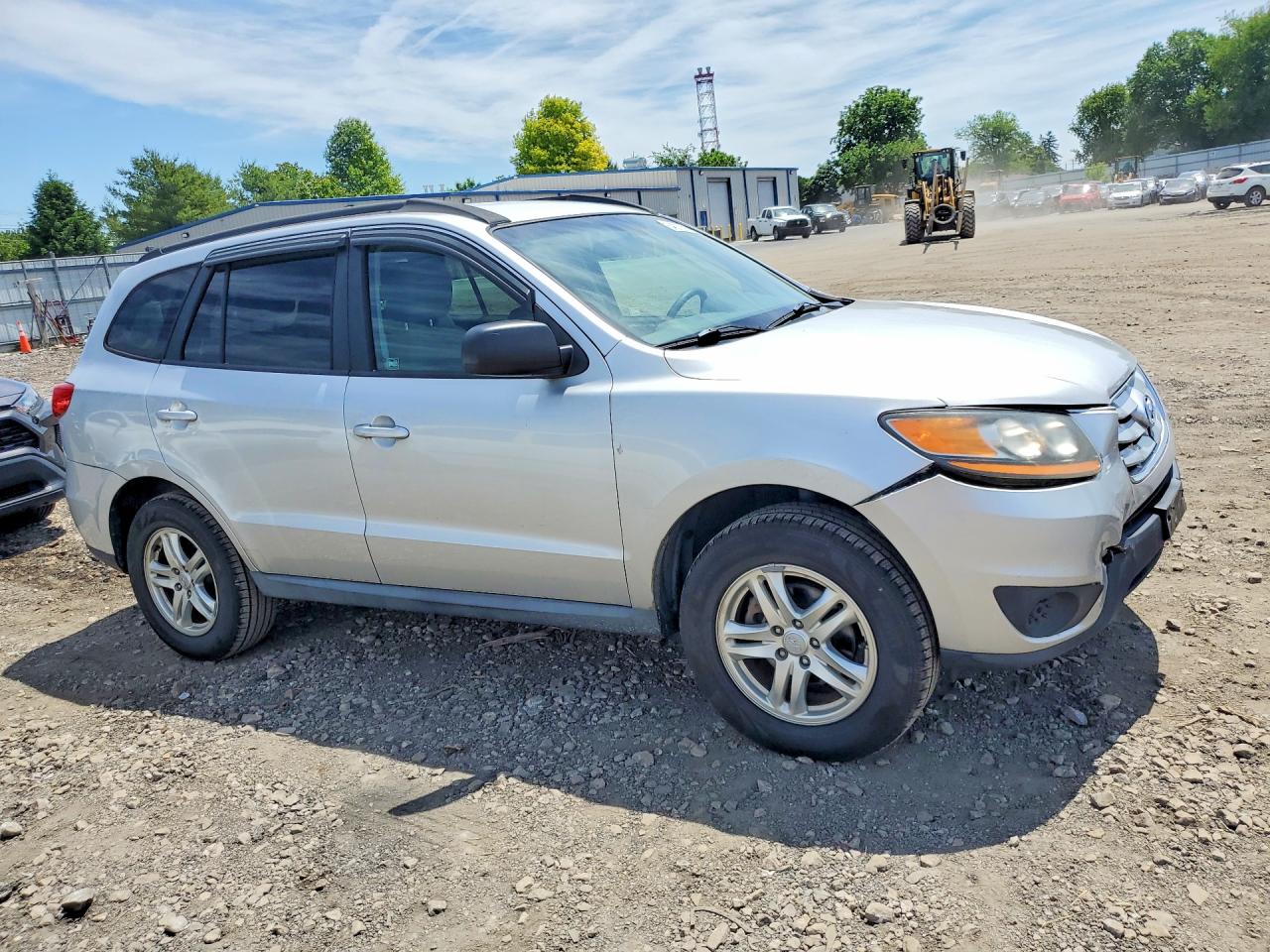 2011 Hyundai Santa Fe Gls Silver vin: 5XYZG3AB4BG076919