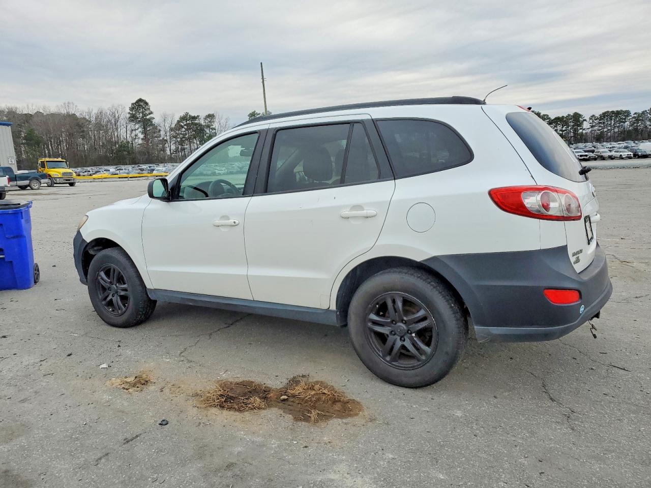 2011 Hyundai Santa Fe Gls White vin: 5XYZG3AB4BG083952