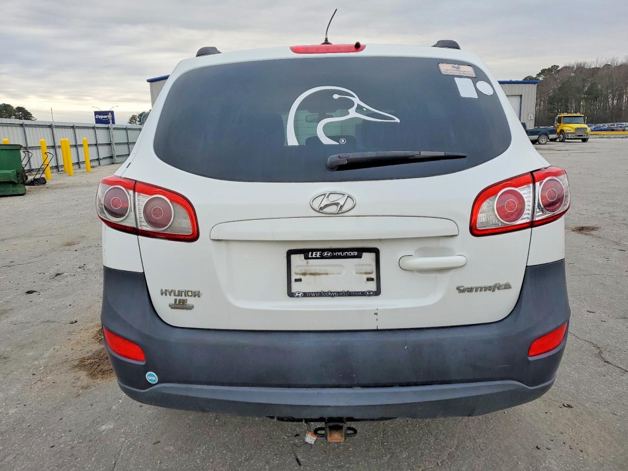 2011 Hyundai Santa Fe Gls White vin: 5XYZG3AB4BG083952