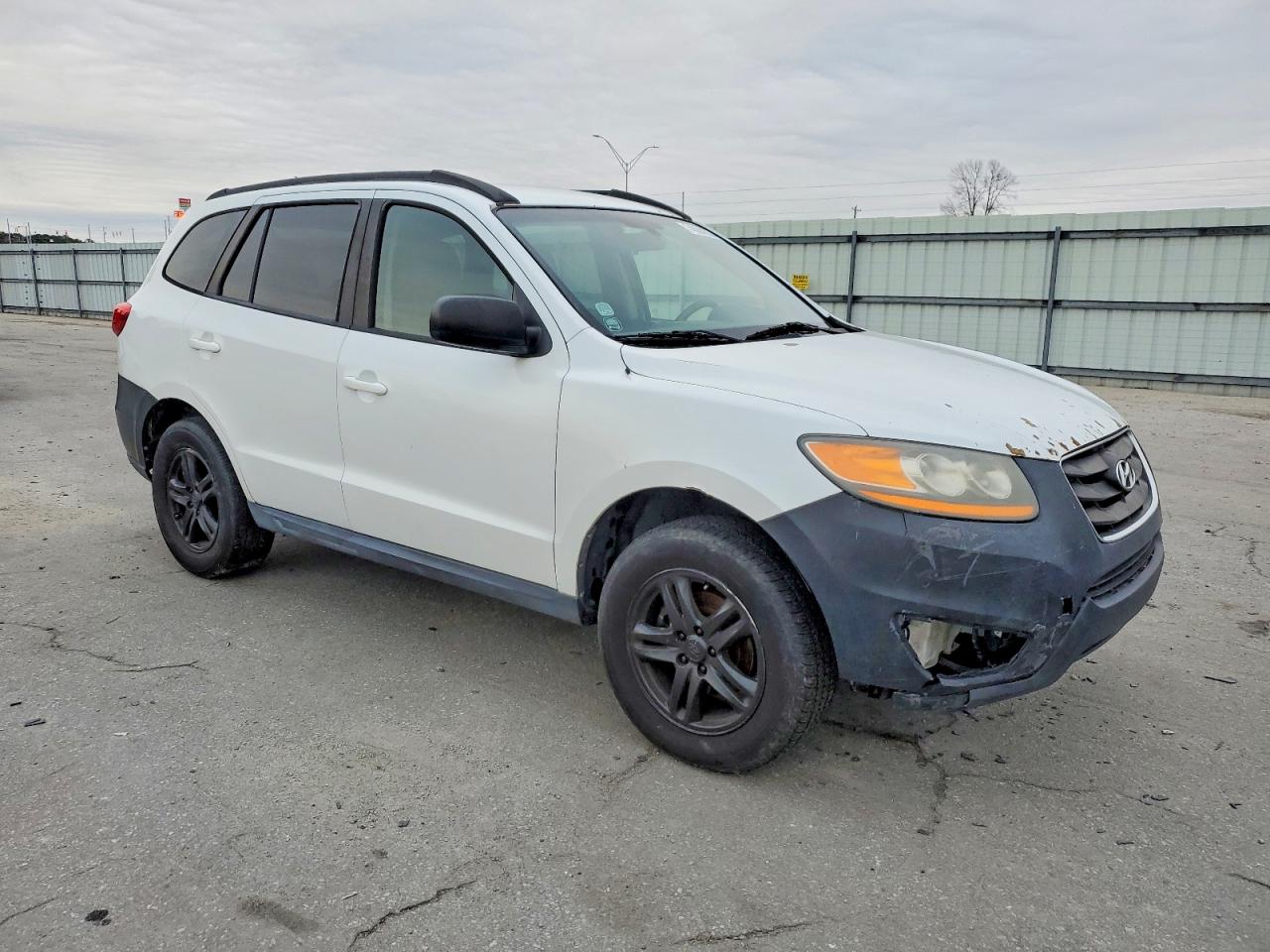2011 Hyundai Santa Fe Gls White vin: 5XYZG3AB4BG083952
