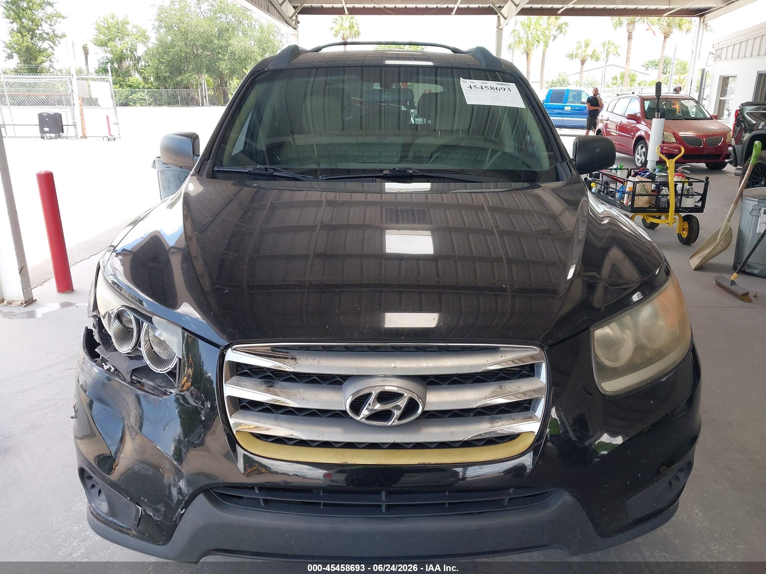 2012 Hyundai Santa Fe Gls Black vin: 5XYZG3AB4CG125215