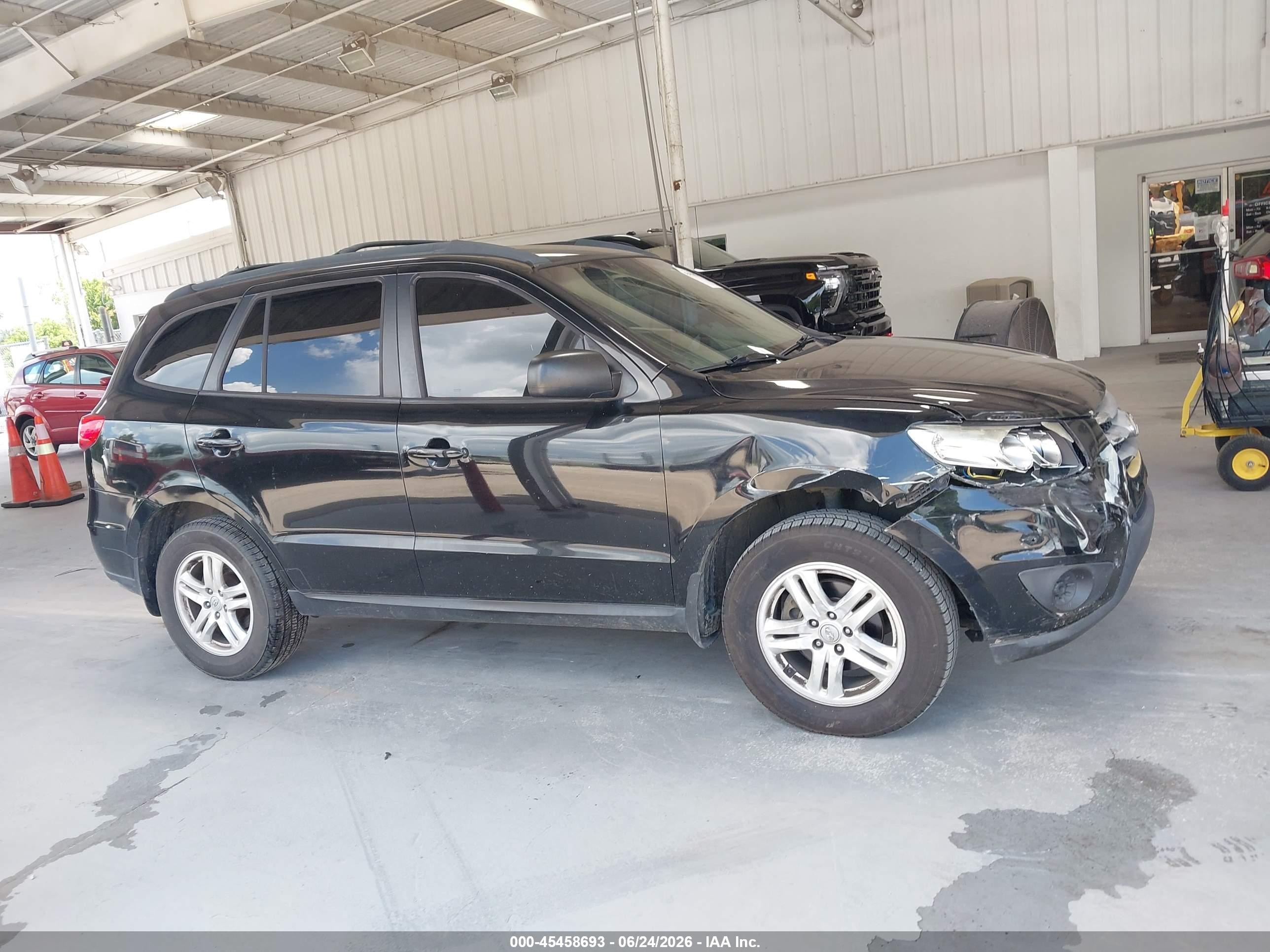 2012 Hyundai Santa Fe Gls Black vin: 5XYZG3AB4CG125215