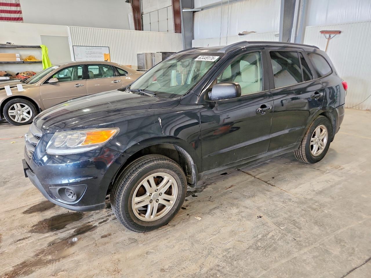 2012 Hyundai Santa Fe Gls Blue vin: 5XYZG3AB4CG137428