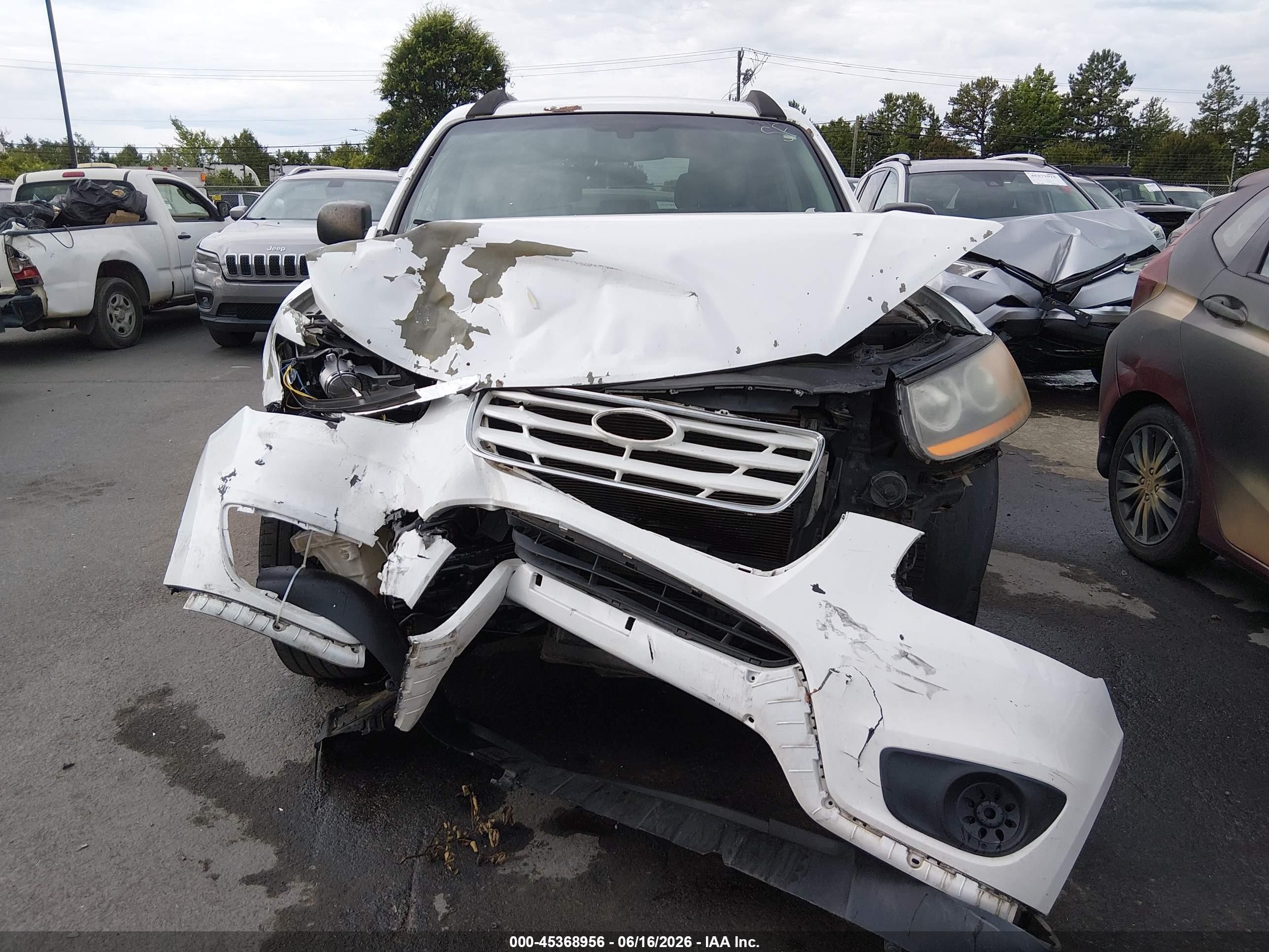 2011 Hyundai Santa Fe Gls White vin: 5XYZG3AB5BG005972