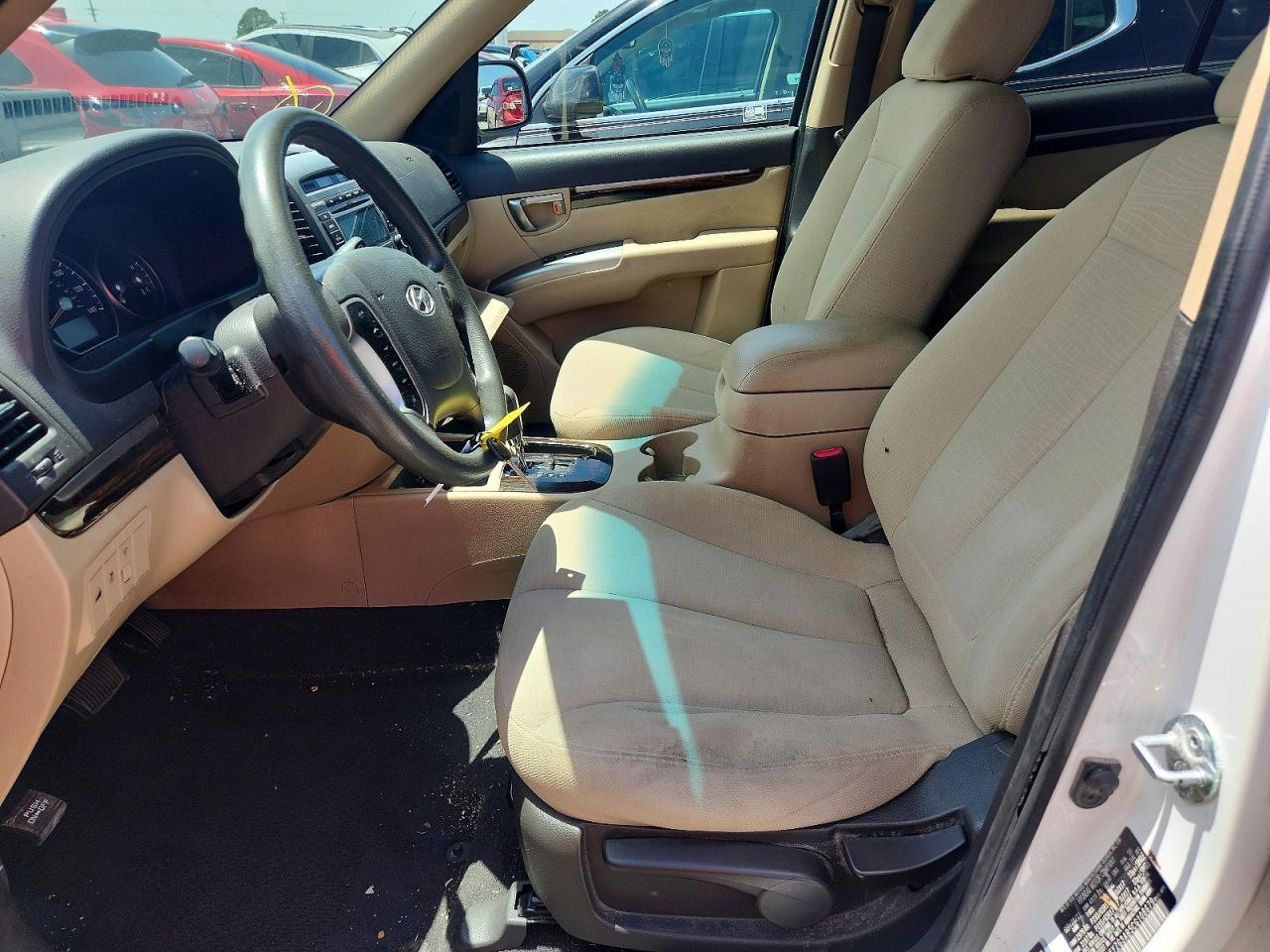 2012 Hyundai Santa Fe Gls White vin: 5XYZG3AB5CG108679