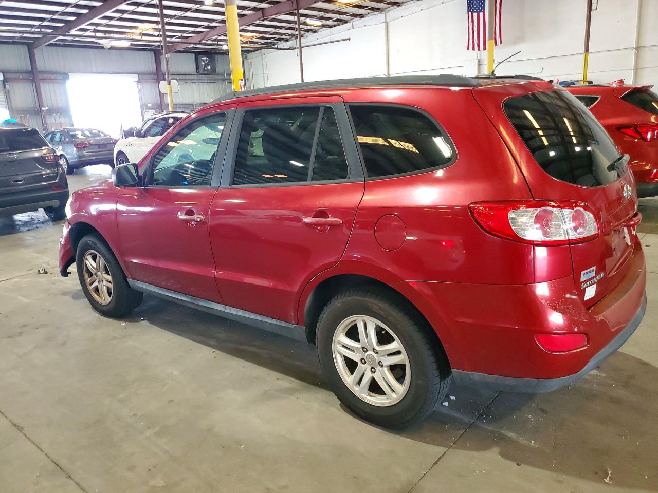2012 Hyundai Santa Fe Gls Red vin: 5XYZG3AB5CG111629