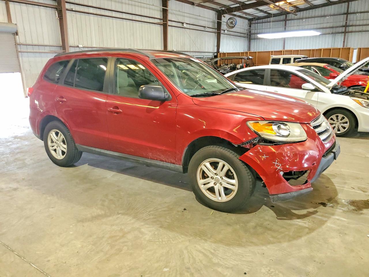 2012 Hyundai Santa Fe Gls Red vin: 5XYZG3AB5CG111629