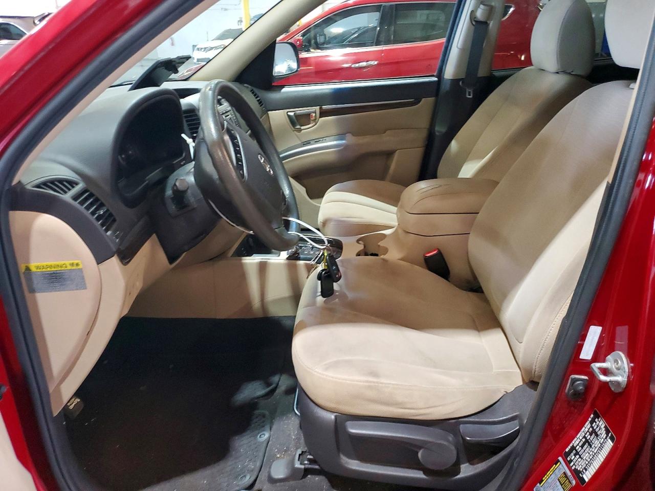 2012 Hyundai Santa Fe Gls Red vin: 5XYZG3AB5CG111629