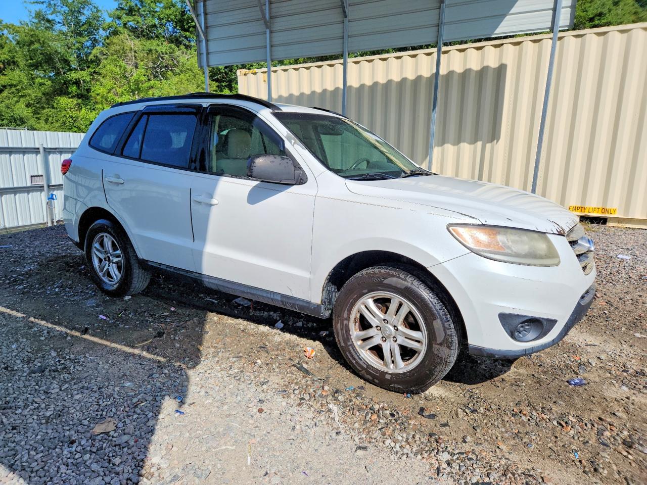 2012 Hyundai Santa Fe Gls White vin: 5XYZG3AB5CG128754