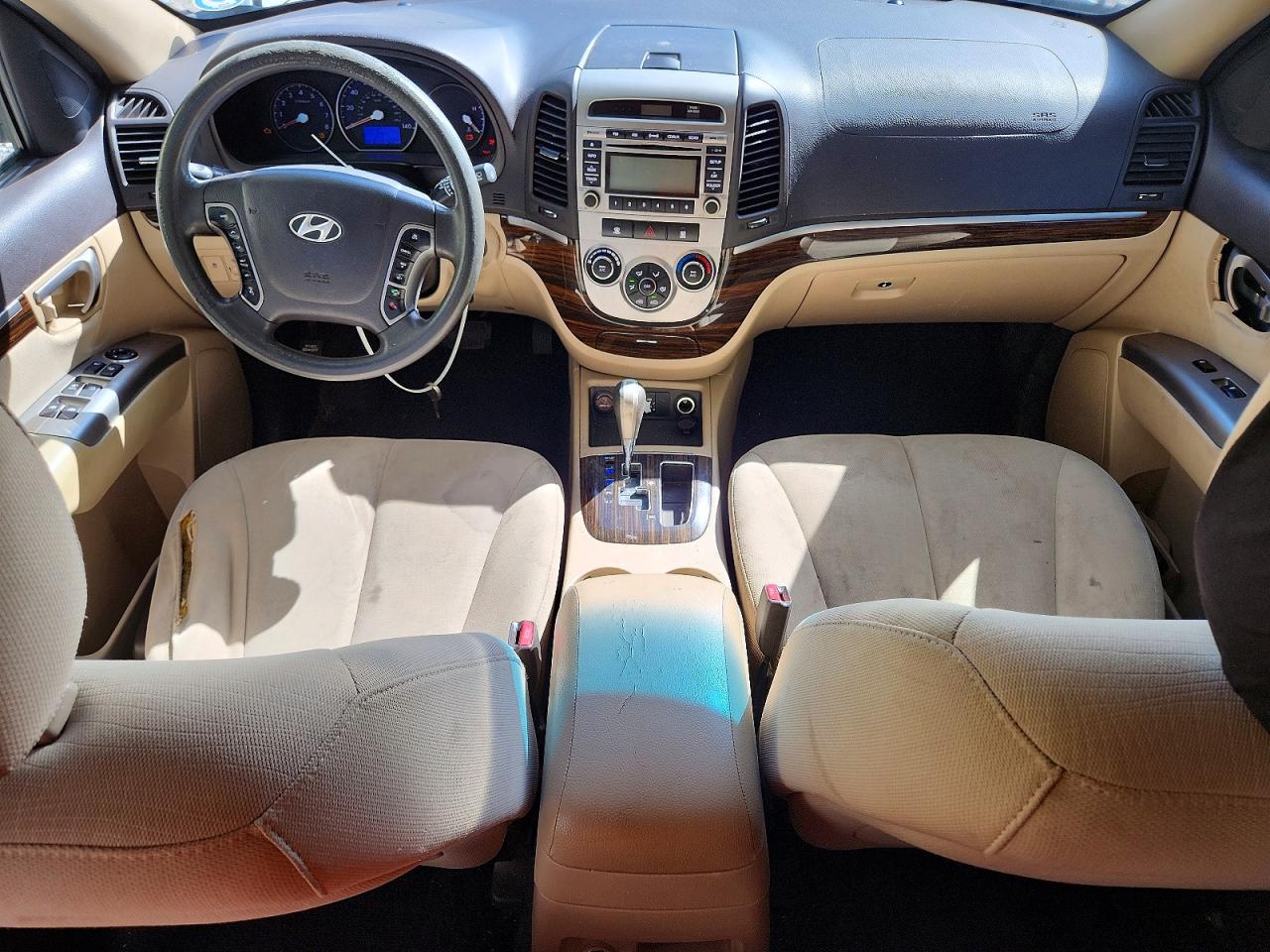 2012 Hyundai Santa Fe Gls White vin: 5XYZG3AB5CG128754