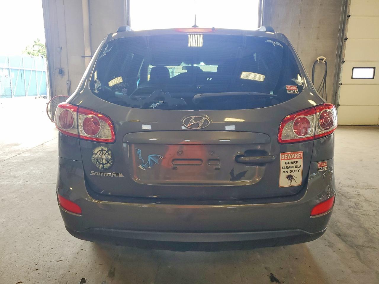 2012 Hyundai Santa Fe Gls Gray vin: 5XYZG3AB5CG155260