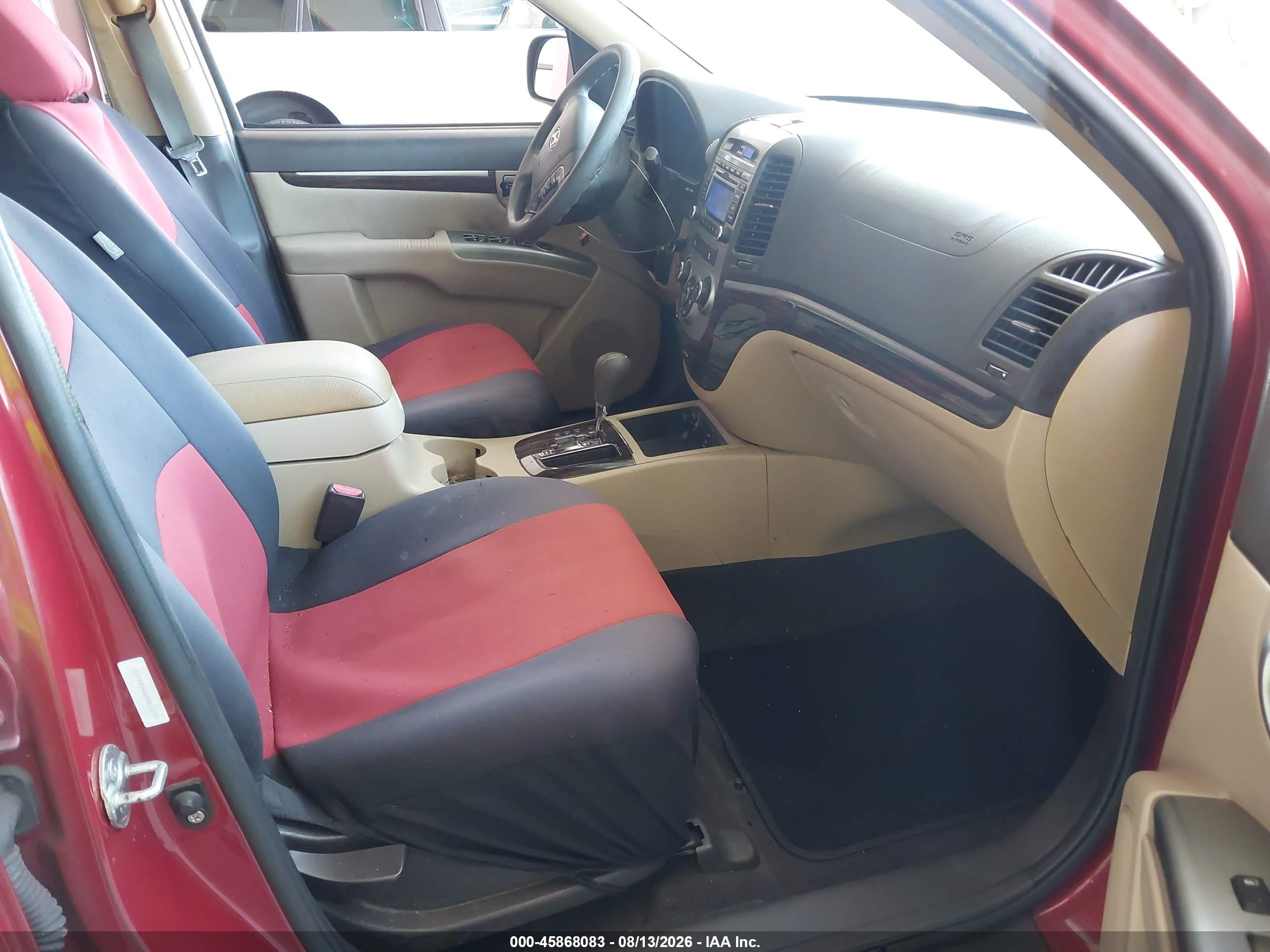 2011 Hyundai Santa Fe Gls Красный vin: 5XYZG3AB6BG010999