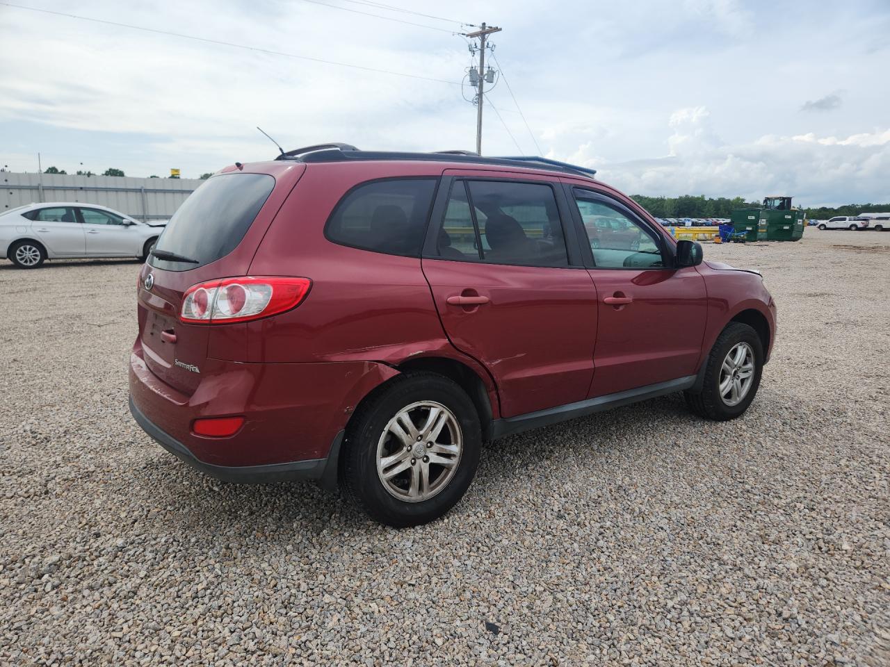 2011 Hyundai Santa Fe Gls Burgundy vin: 5XYZG3AB6BG014177