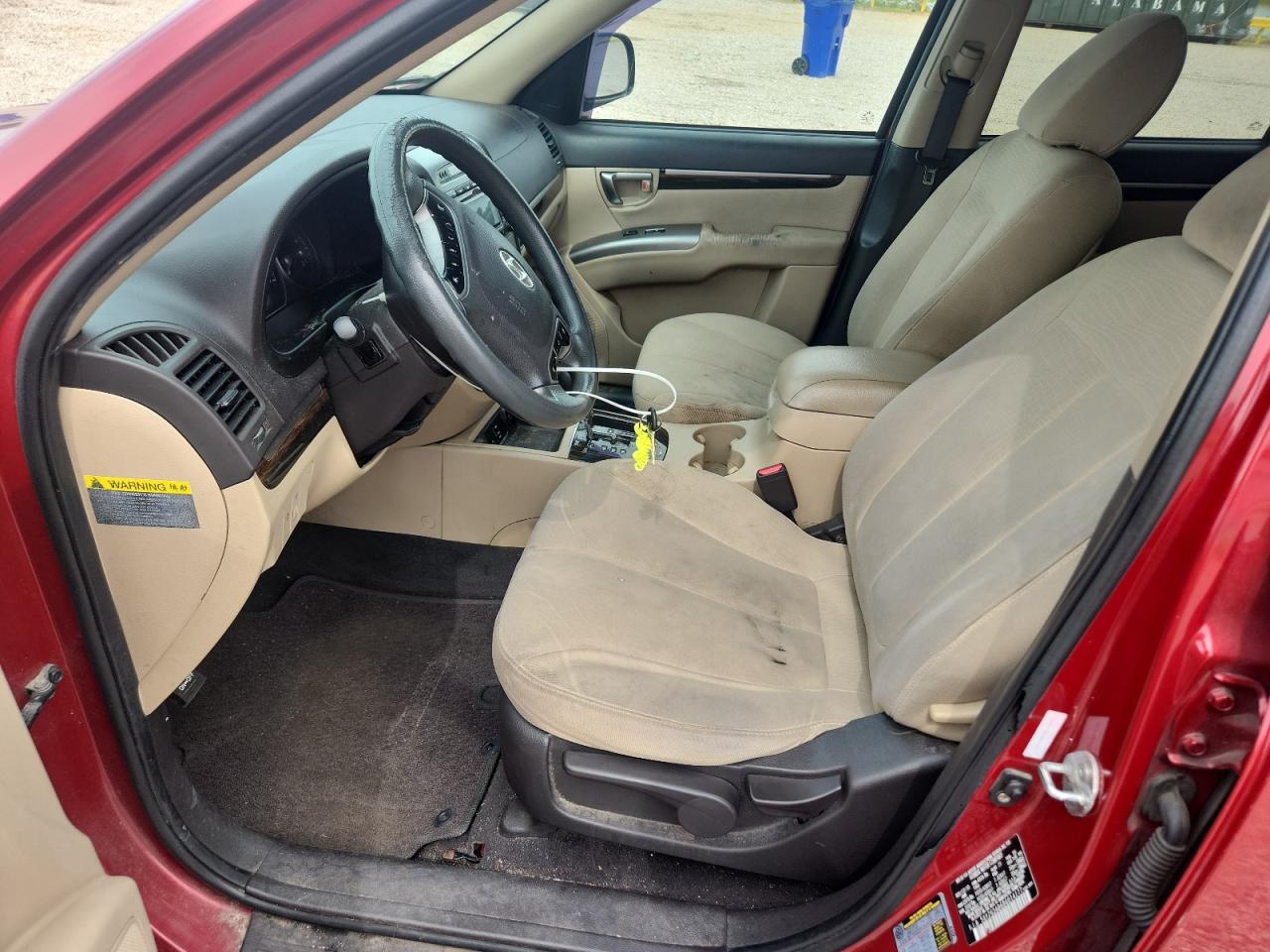 2011 Hyundai Santa Fe Gls Burgundy vin: 5XYZG3AB6BG014177