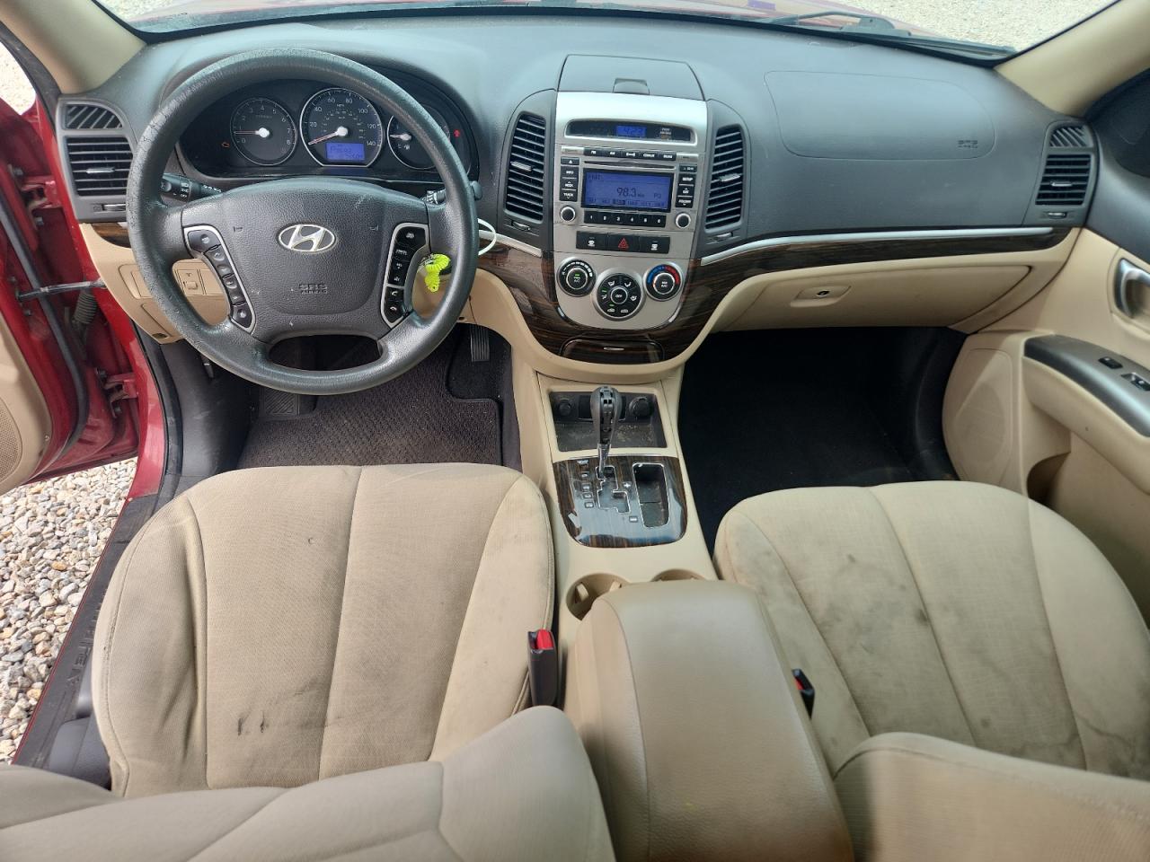 2011 Hyundai Santa Fe Gls Burgundy vin: 5XYZG3AB6BG014177