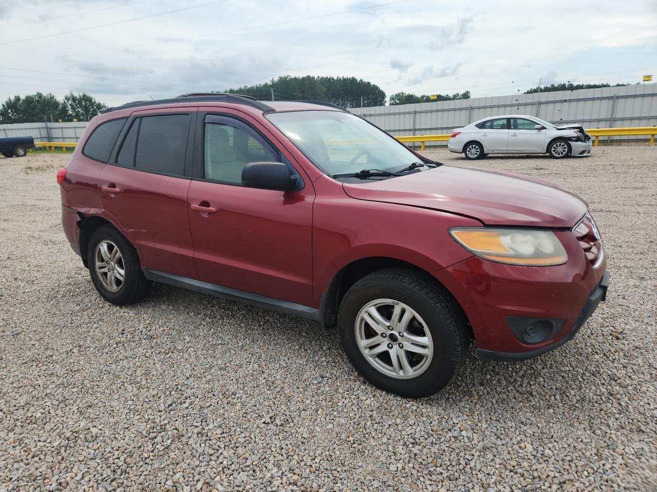 2011 Hyundai Santa Fe Gls Burgundy vin: 5XYZG3AB6BG014177