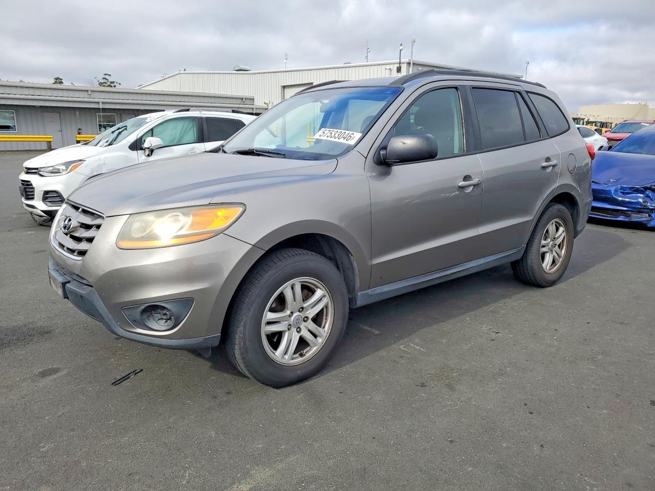 2011 Hyundai Santa Fe Gls Gray vin: 5XYZG3AB6BG018973