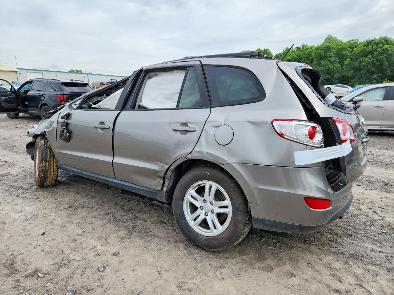 2011 Hyundai Santa Fe Gls Gray vin: 5XYZG3AB6BG020478