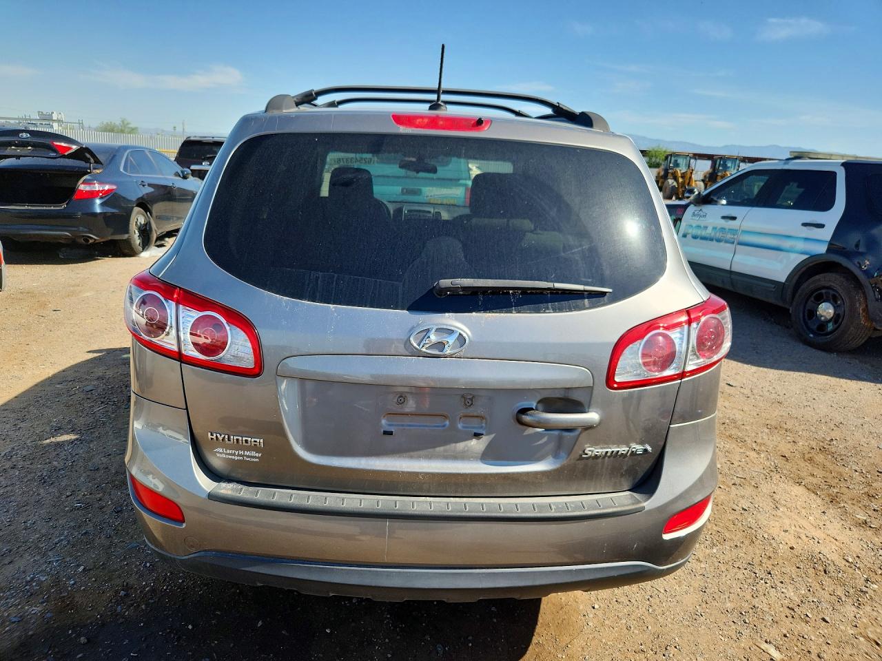 2011 Hyundai Santa Fe Gls Charcoal vin: 5XYZG3AB6BG027964