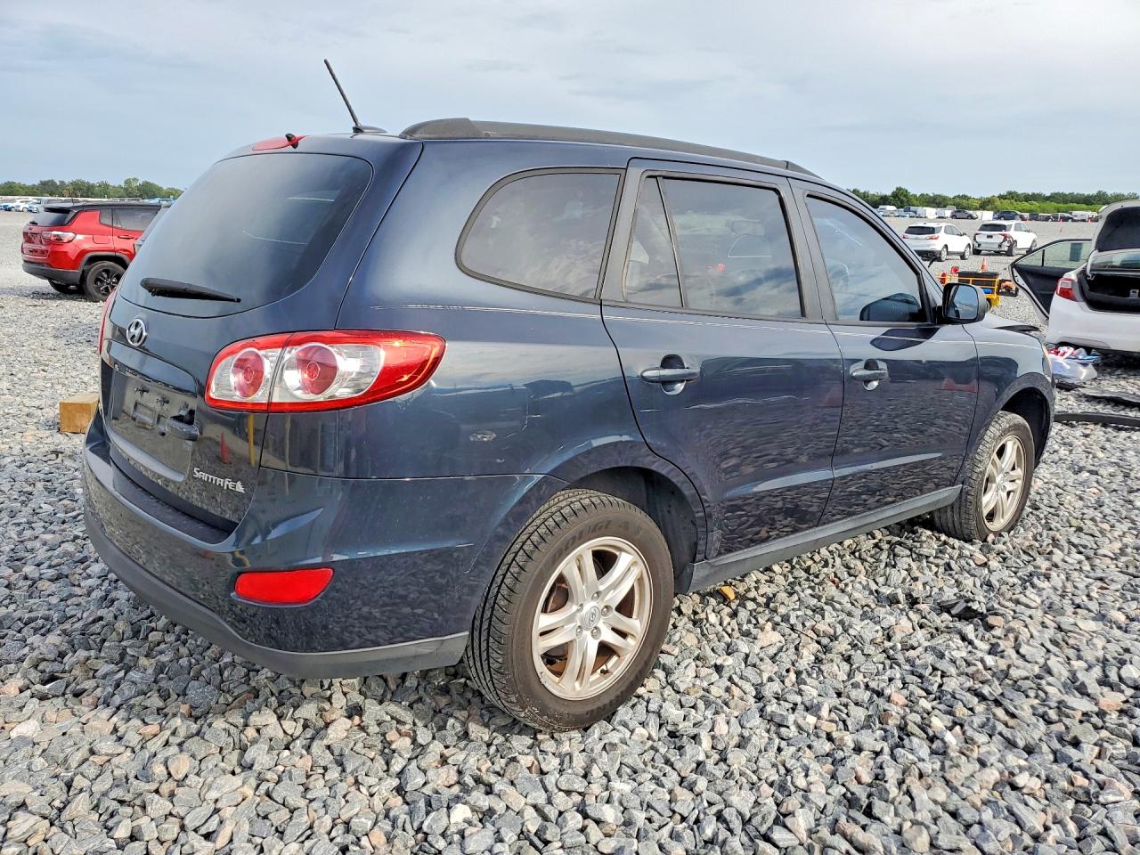 2011 Hyundai Santa Fe Gls Black vin: 5XYZG3AB6BG040651