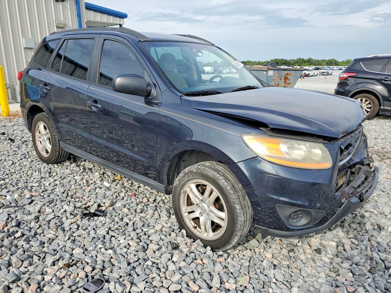 2011 Hyundai Santa Fe Gls Black vin: 5XYZG3AB6BG040651