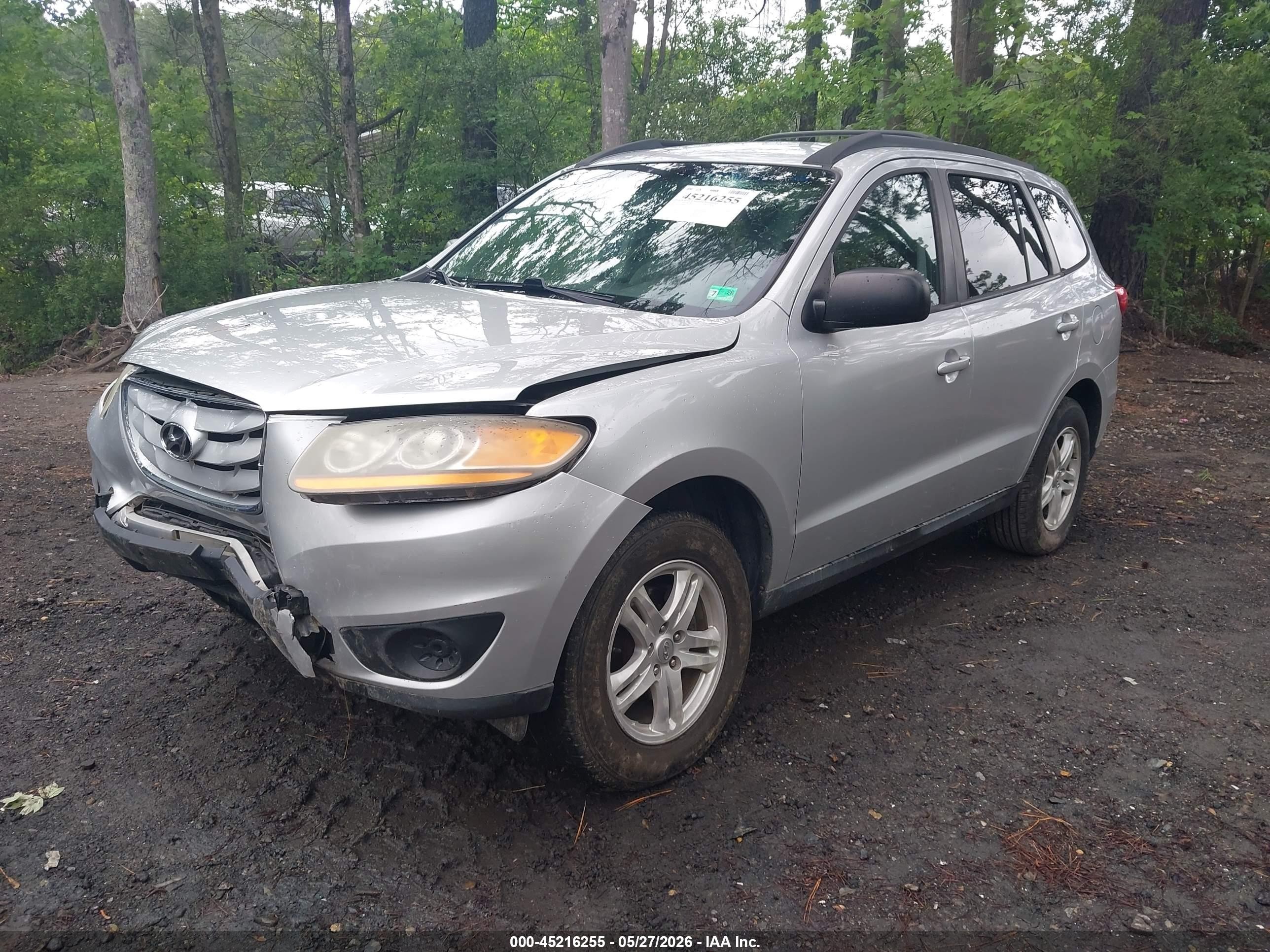2011 Hyundai Santa Fe Gls Silver vin: 5XYZG3AB6BG067025