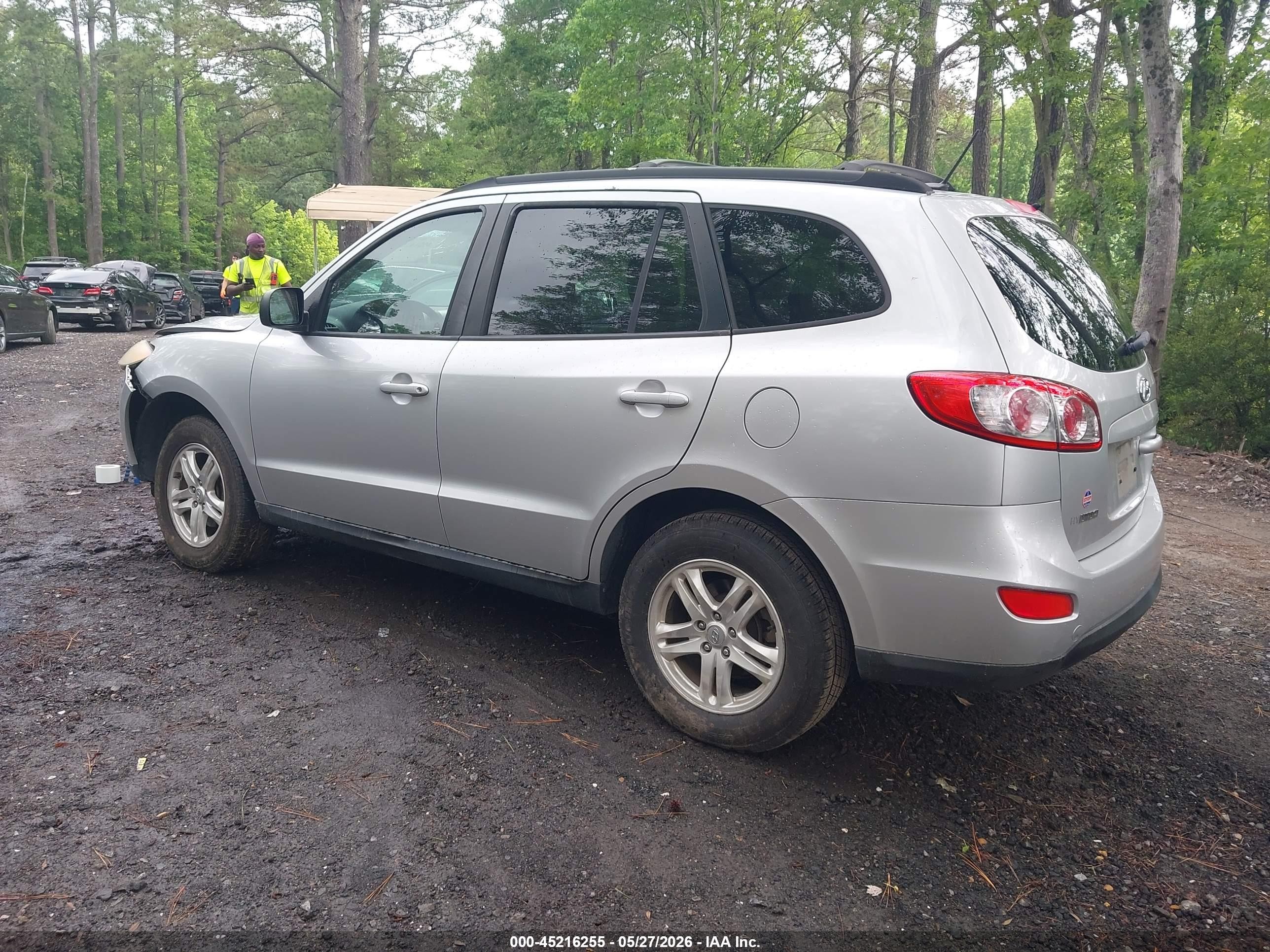 2011 Hyundai Santa Fe Gls Silver vin: 5XYZG3AB6BG067025