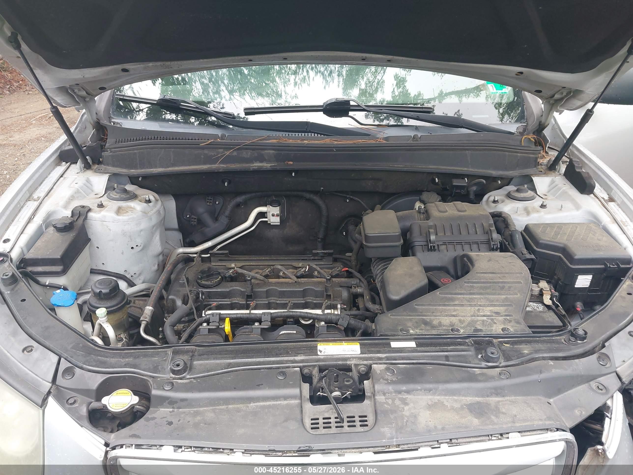 2011 Hyundai Santa Fe Gls Silver vin: 5XYZG3AB6BG067025
