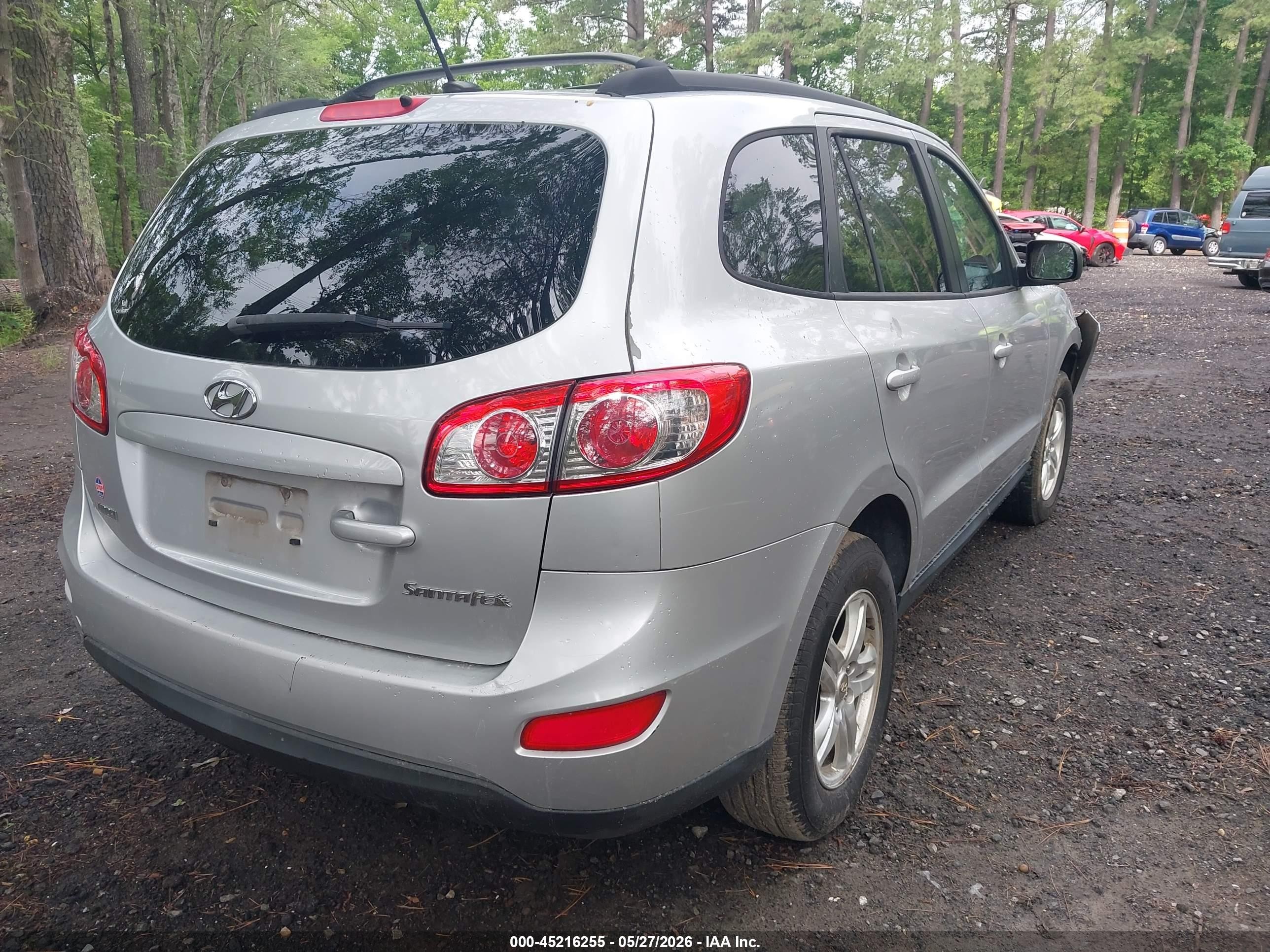 2011 Hyundai Santa Fe Gls Silver vin: 5XYZG3AB6BG067025
