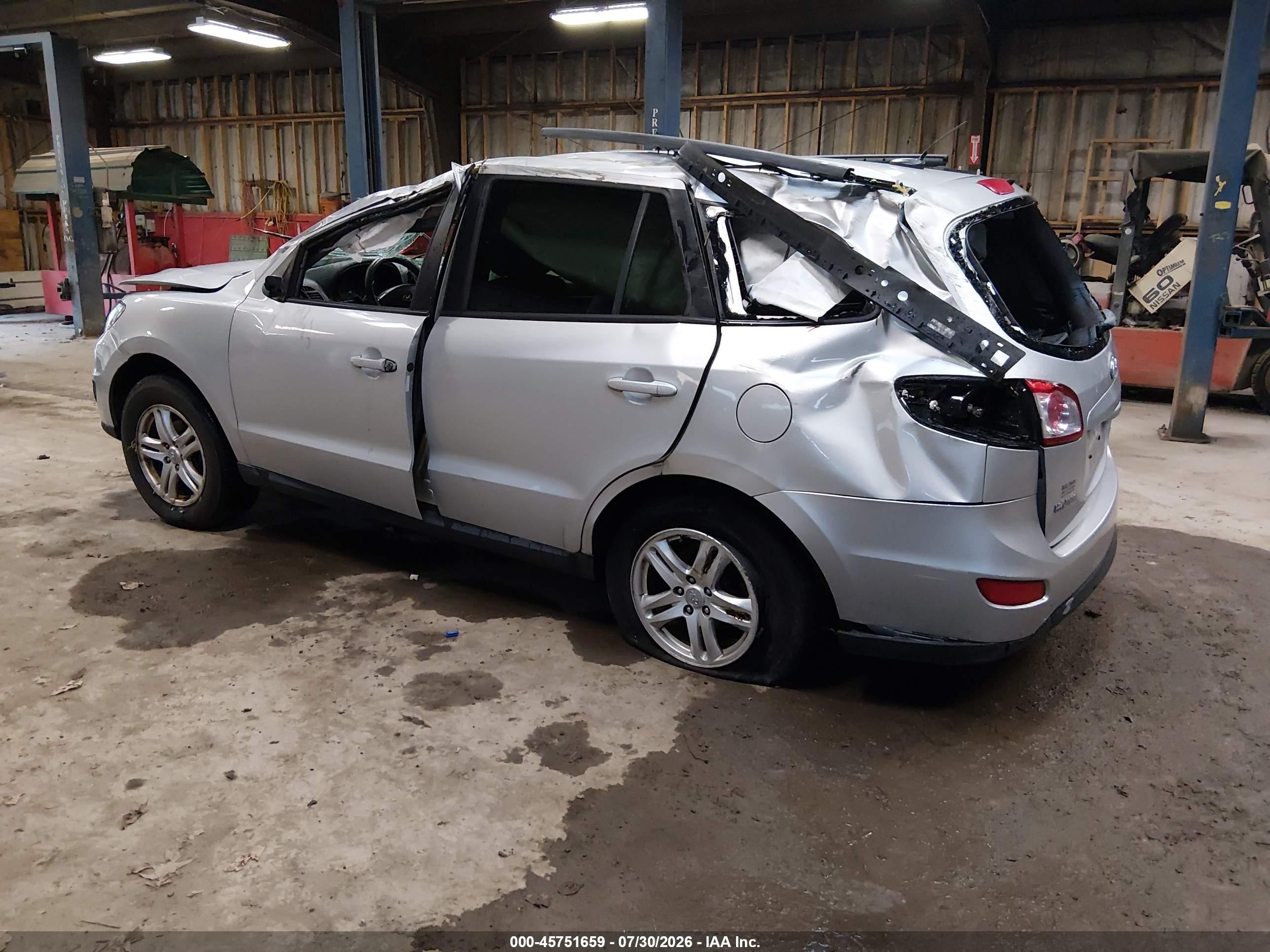 2011 Hyundai Santa Fe Gls Silver vin: 5XYZG3AB6BG069521