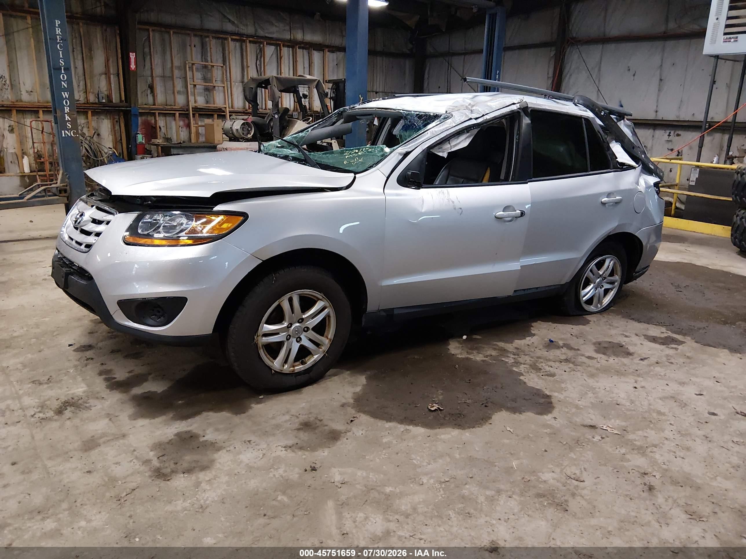 2011 Hyundai Santa Fe Gls Silver vin: 5XYZG3AB6BG069521