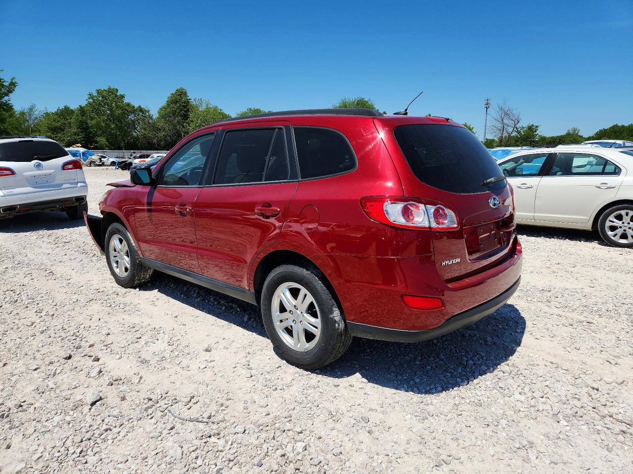 2011 Hyundai Santa Fe Gls Красный vin: 5XYZG3AB6BG076369