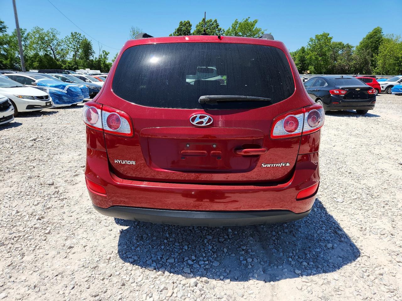 2011 Hyundai Santa Fe Gls Красный vin: 5XYZG3AB6BG076369