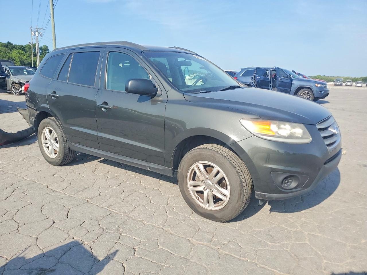2012 Hyundai Santa Fe Gls Charcoal vin: 5XYZG3AB6CG092685