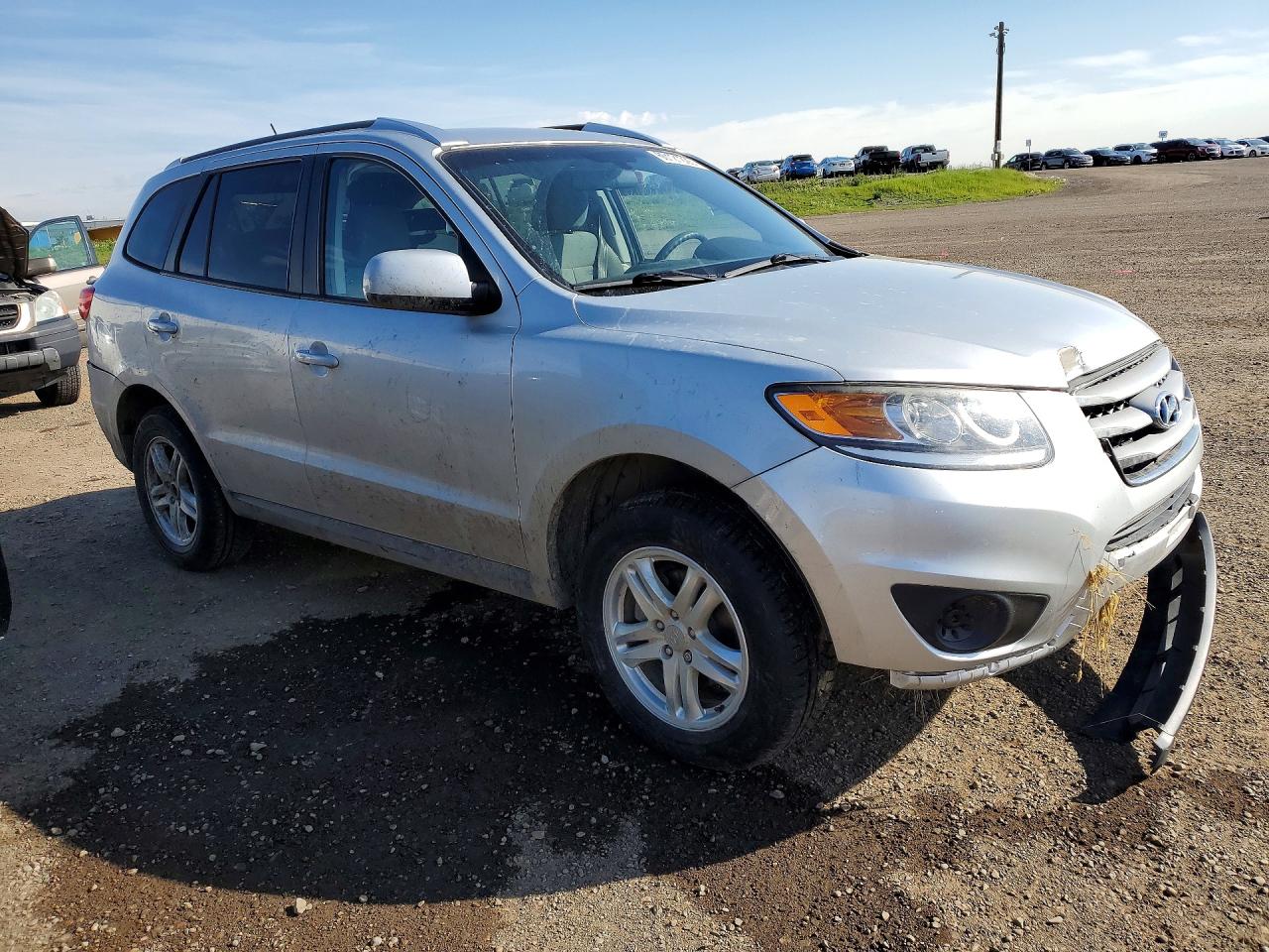 2012 Hyundai Santa Fe Gls Silver vin: 5XYZG3AB6CG118539