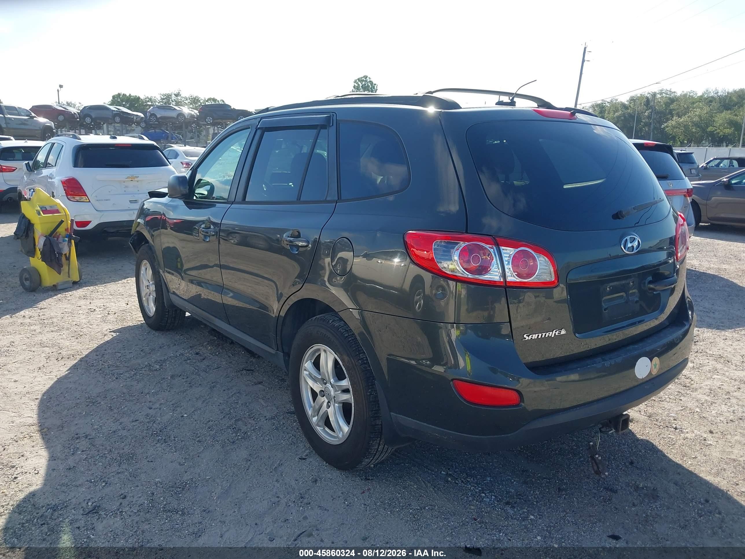 2012 Hyundai Santa Fe Gls Gray vin: 5XYZG3AB6CG144834