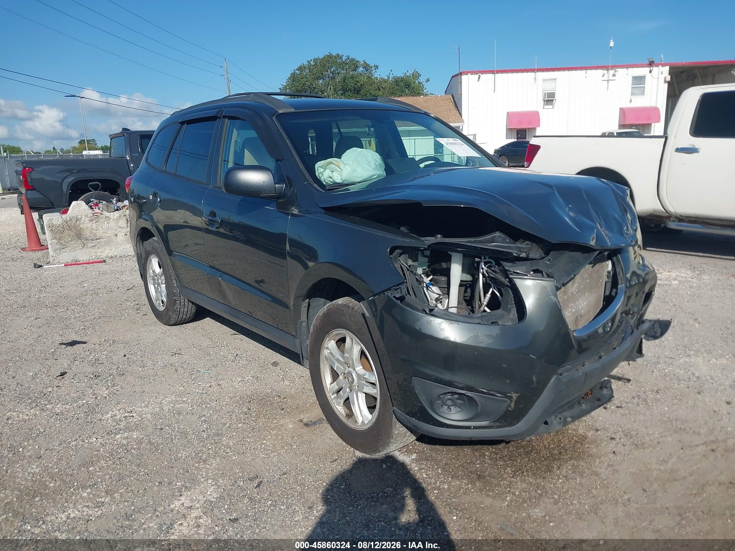 2012 Hyundai Santa Fe Gls Gray vin: 5XYZG3AB6CG144834