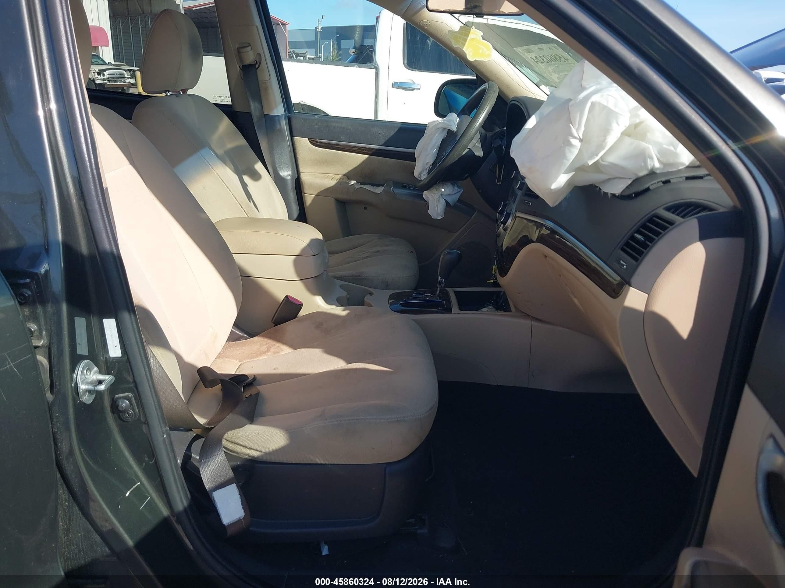 2012 Hyundai Santa Fe Gls Gray vin: 5XYZG3AB6CG144834