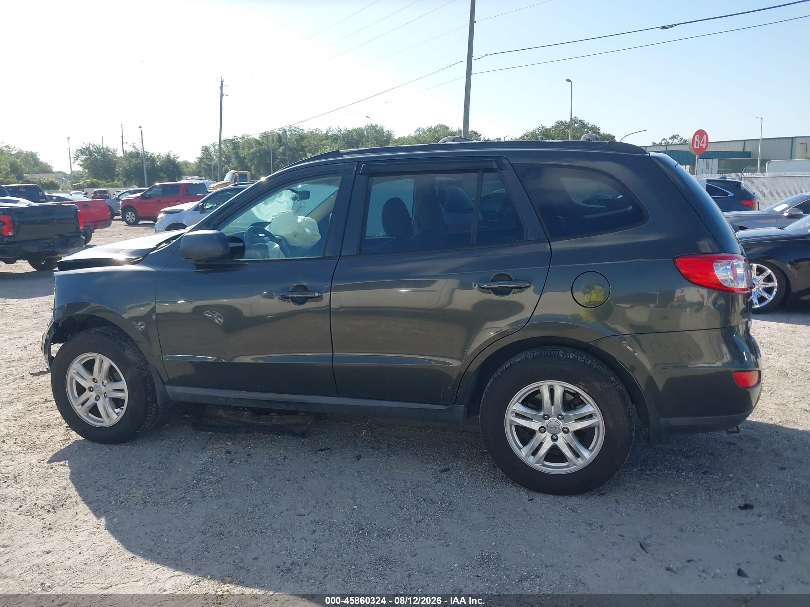 2012 Hyundai Santa Fe Gls Gray vin: 5XYZG3AB6CG144834