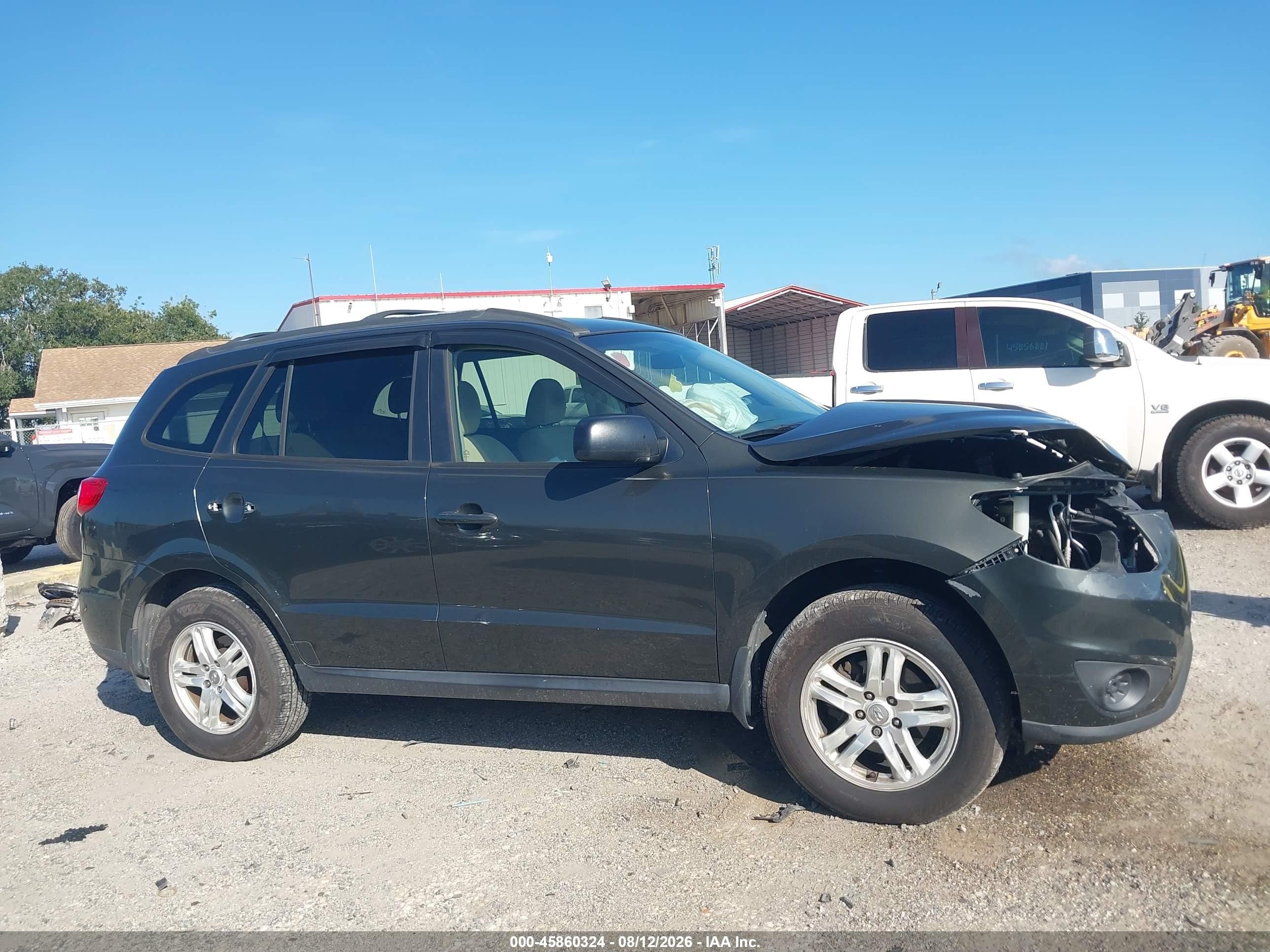 2012 Hyundai Santa Fe Gls Gray vin: 5XYZG3AB6CG144834
