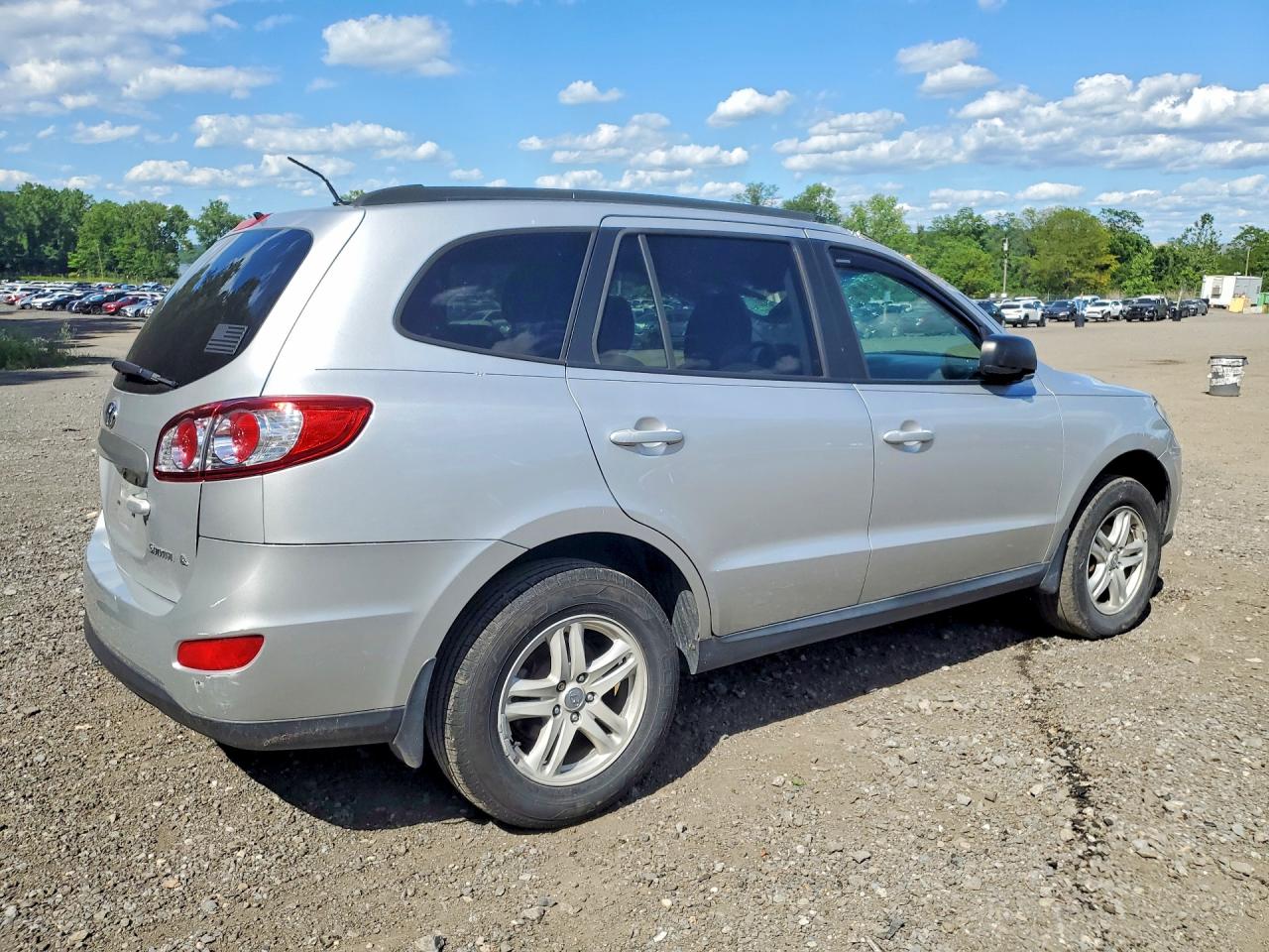 2011 Hyundai Santa Fe Gls Silver vin: 5XYZG3AB7BG001034