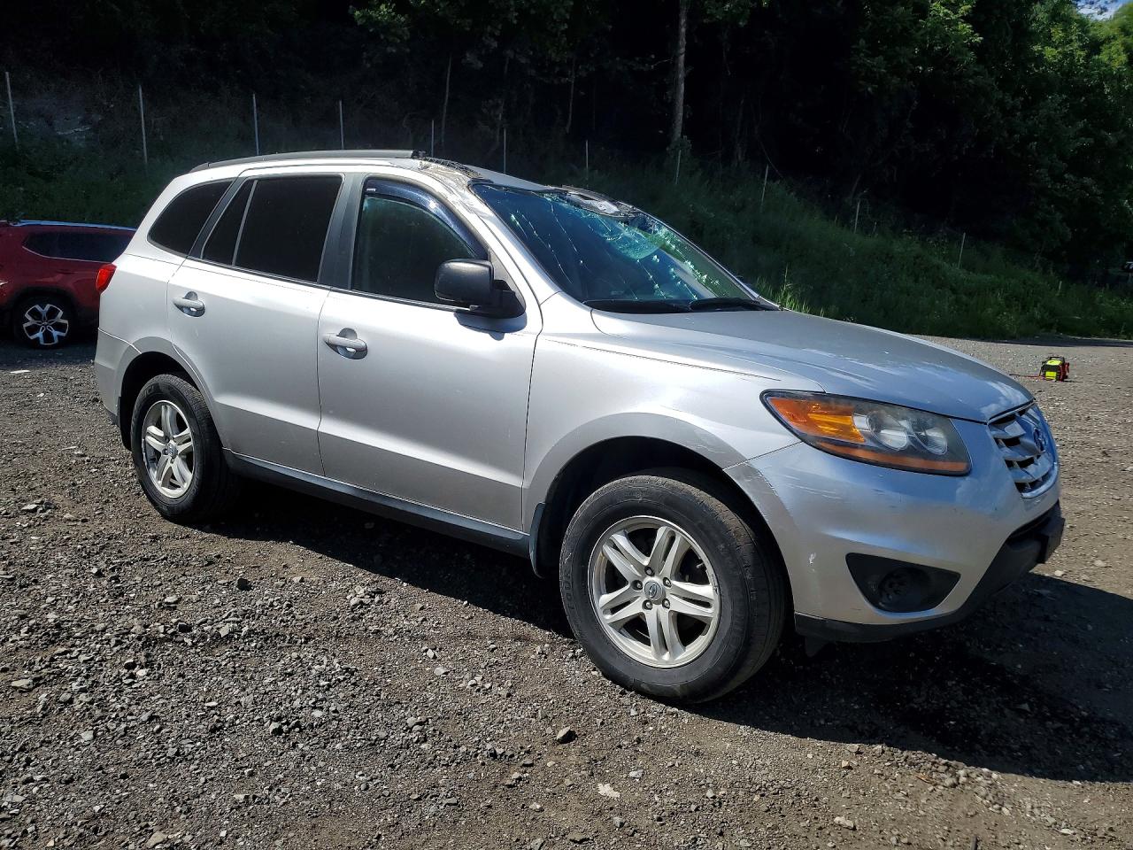 2011 Hyundai Santa Fe Gls Silver vin: 5XYZG3AB7BG001034