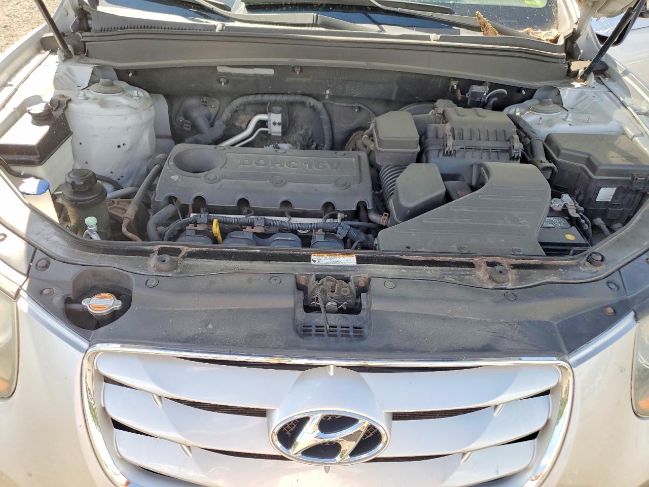 2011 Hyundai Santa Fe Gls Silver vin: 5XYZG3AB7BG001034