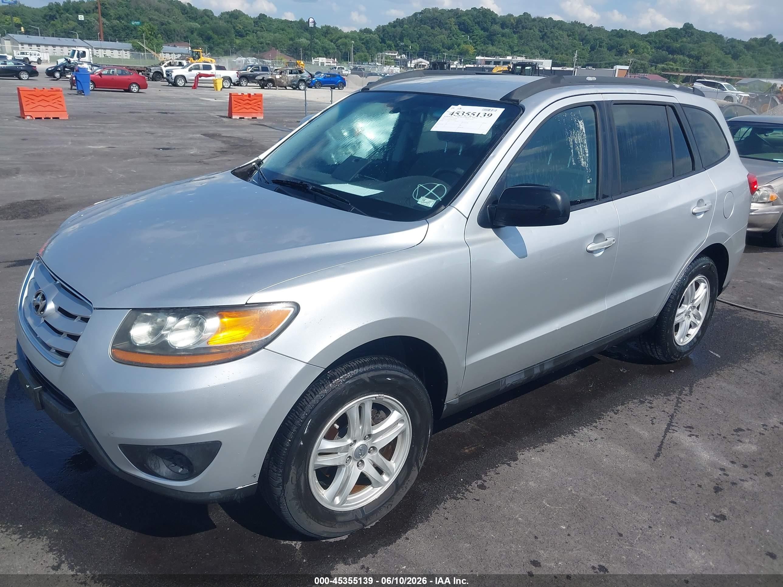 2011 Hyundai Santa Fe Gls Gray vin: 5XYZG3AB7BG004869